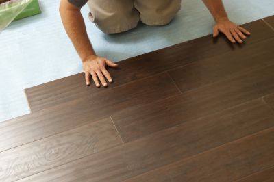 Tiger Wood Floor Installation